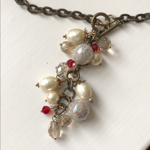 Vintage-style necklace and earring set - Picture 3 of 3